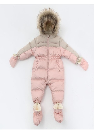 Benittokids Kız Bebek Astronot Tulum Pembe
