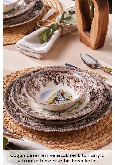 Karaca  Legend Groove 24 Parça 6 Kişilik Yemek Takımı