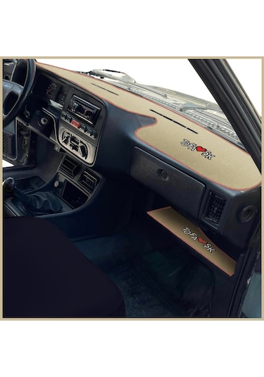 Tofaş Şahin Doğan Kartal Yüksek Ön Göğüs Bej Renk Torpido Koruma Halısı Torpido Alt Kaplama Halısı