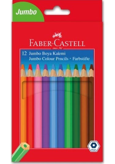 Faber-Castell Jumbo Boya Kalemi 12  Renk