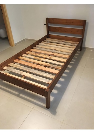 kzy 01 ahşap karyola