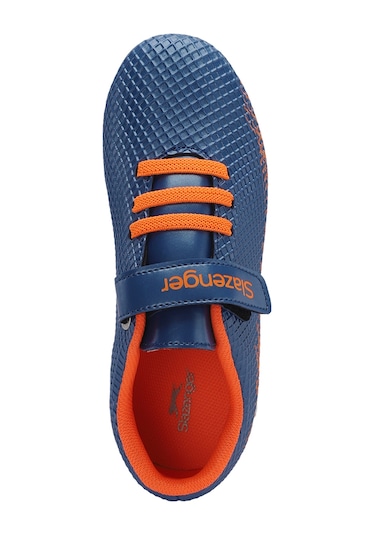 Slazenger CULTURAL Çocuk Halı Saha Saks Mavi Futbol Ayakkabısı