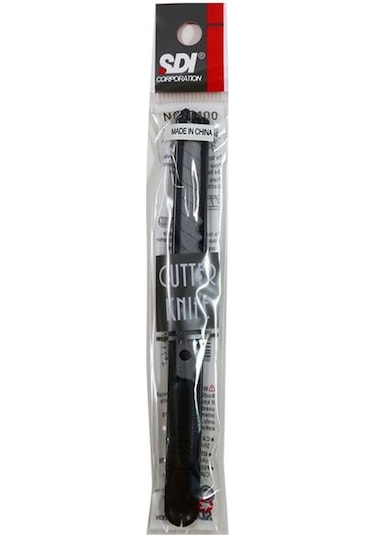 Sdı 0400 Maket Bıçağı Siyah Metal Gövde Dar Model