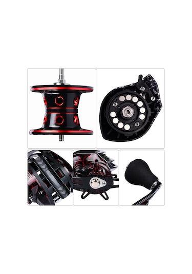 Proberos Metal Damla Tekerleği 18+1 Eksen Eksen Asya Balık Olta Makinesi Dw121r Sağ El