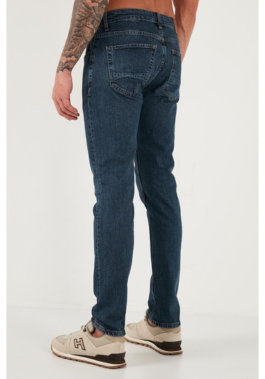 Buratti Pamuklu Slim Fit Normal Bel Dar Paça Jeans Erkek Kot Pantolon 1124C04Napoli Lacivert Buratti Pamuklu Slim Fit Normal Bel Dar Paça Jeans Erkek Kot Pantolon 1124C04Napoli Lacivert
