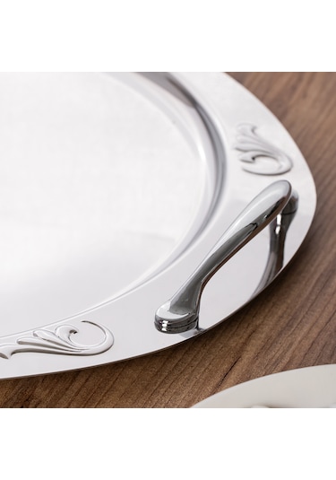 Özkent K-650 Kardelen Çay Ve Kahve Tepsisi Sunum Tepsisi 35x40cm