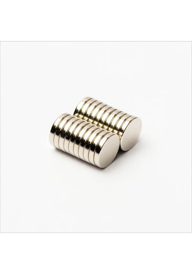 100 Adet Neodyum Mıknatıs Magnet - D5x1mm Yuvarlak Mini Neodyum