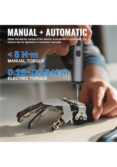 Motion003 Mini Elektrikli Tornavida Seti 5 Tork Ayarli Led S2 Matkap Uclari Laptop Tamir Takimi 1 Takim 68 1