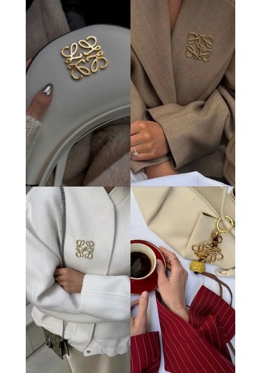 Best Price 34 Orijinal Broş, Ceket Veya Elbise İçin Hediye 293236093 Gri