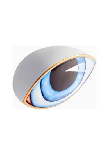 Lito Eye Paperweight, 24k Altın-porselen