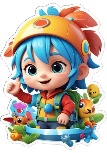 Çocuk Odası Sticker V2 Masa Dolap Defter Duvar Sticker Naturel