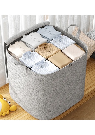 Xiyyadms Büyük Kapasiteli Çok Amaçlı Depolama Çantası - Dayanıklı, Toz Geçirmez Ve Yıkanabilir 30l-220l Gri