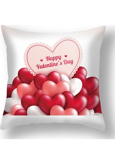 Yeni Sade Tarzda Baskılı Yastık Kılıfı No.21 Ekru