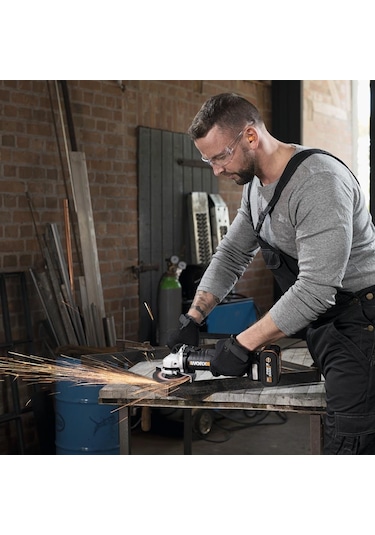 Worx WX812.9C 20 V 2.0 Ah 125 MM Kömürsüz Profesyonel Tek Akülü Şarjlı Avuç Taşlama