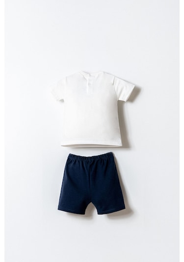 U.s. Polo Assn. Erkek Bebek Beyaz Şort Takım Beyaz