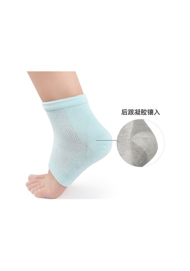 Vkemall Terlik Çorabı - Jel Destekli Topuk Koruma, Nefes Alan Ağ Yapı, Kaymayan Taban Mor