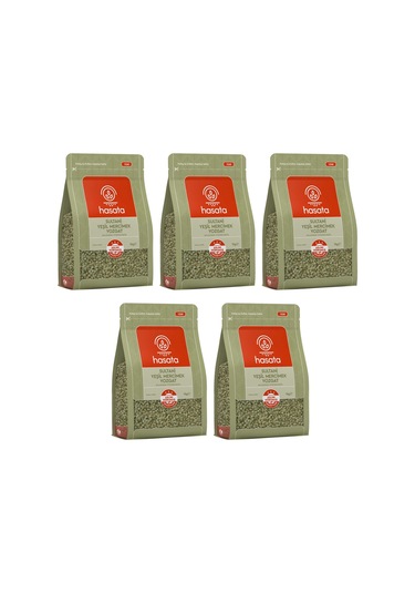 Hasata Yeşil Mercimek 5 x 1 KG