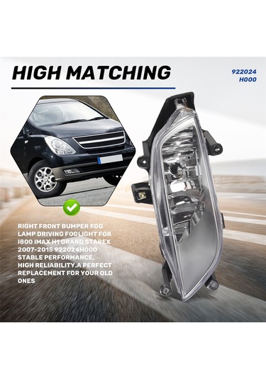 Sağ Ön Tampon Sis Lambası Sürüş Sis Lambası Hyundai I800 Imax H1 Grand Starex 2007-2015 922024h000