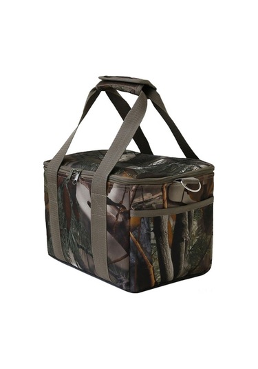 Tongxida Dış Mekan Piknik İçin Isı Yalıtkan Çanta, Sıcak/soğuk Saklama, Taşınabilir Faltlanabilir, Oxford Kumaş, Dikişli Kollu Çok Renkli