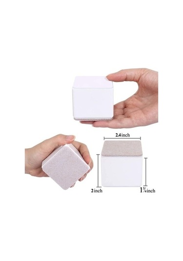 Flybuy Bosphorusboutique Yükseklik Artırıcı, Kare Beyaz, 6cm, 5cm, 5cm, Kanepe Ve Yatak İçin Kaldırabilir Mobilya Aksesuarı -