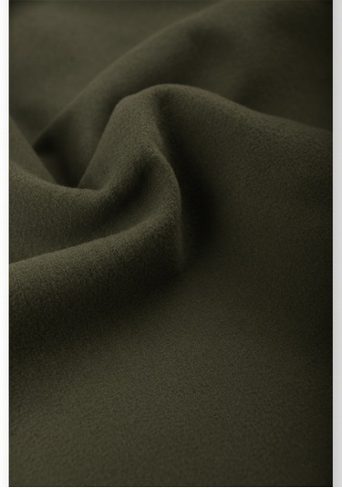 Deepsea Erkek Haki Likralı Rahat Kalıp Cepsiz Kaşe Ceket Çıt Çıtlı, Esnek Şık Model Ceket 0760 Haki