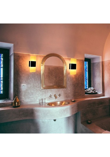 L-ed Duvar Lambası Dikdörtgen Ac85-265v Başucu Koridor Duvar Lambası Ev Dekoratif Alüminyum Işık Fikstürü Beyaz, Sıcak Beyaz