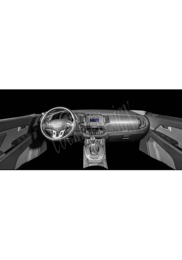 Kia Sportage Piano Black Kaplama 2011 15 Parça Ücretsiz Kargo