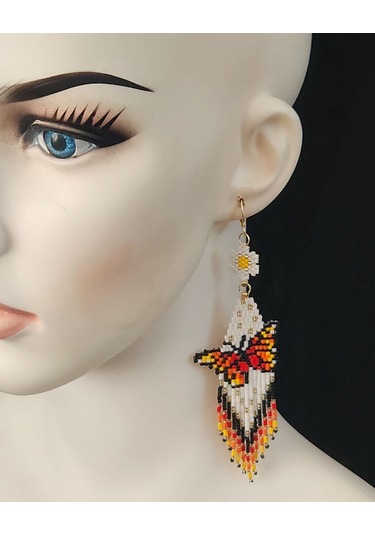 Harmel Jewelry Miyuki Kelebek Küpe