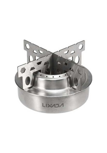 Pazly Ve Taşınabilir Sobası: Paslanmaz Sırt Ocağı, Mini Kamp Izgarası, Çelik Çapraz Çanta, Gümüş Lv Gümüş