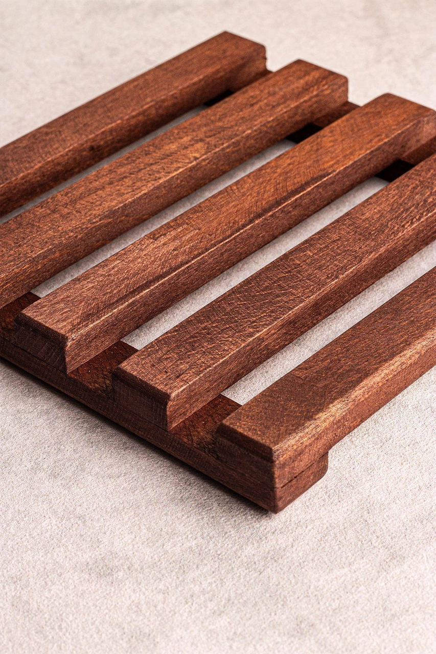 Snippy Kety - 2'li Ahşap Kare Nihale Ahşap