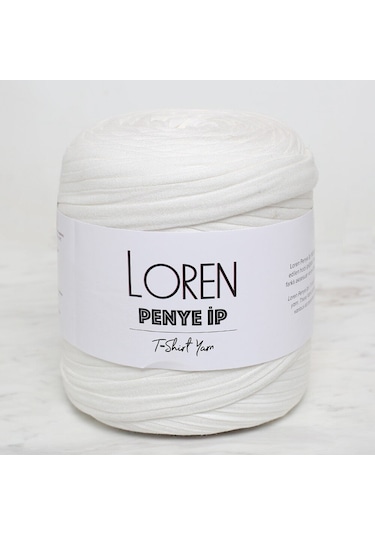 Büro Ev Ofis Hobi Dikiş Atölyesi İçin Açık Krem Penye Kumaş El Örgü İpi