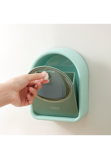 Pamuklu Ped Saklama Kutusu-yeşil