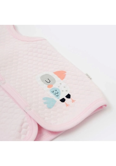 Bibaby Colors Polly Kapitone Yelek 61481 Pembe