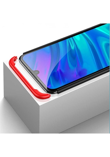 Huawei Y9 Prime 2019 Kılıf Zore Ays Kapak Siyah-Mavi