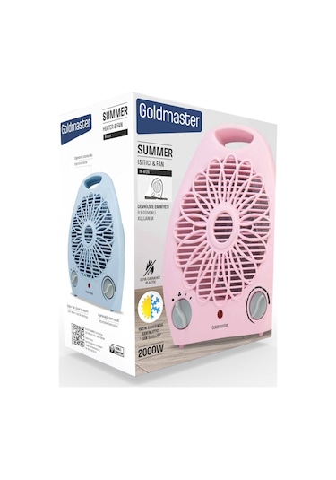 Goldmaster Summer Beyaz 2000 W Isıtıcı Fan