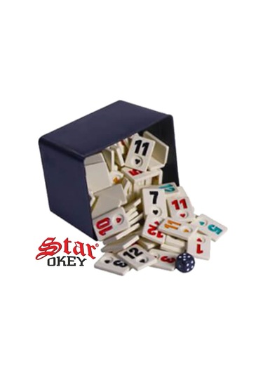 Star Kutulu Okey Taşı Yedek Okey Taşı Taşları Melamin