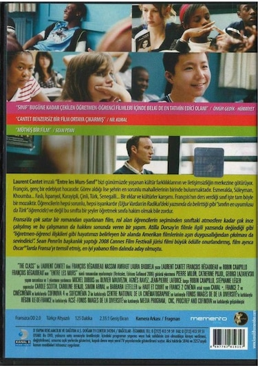 Sınıf The Class Entre Les Murs Dvd
