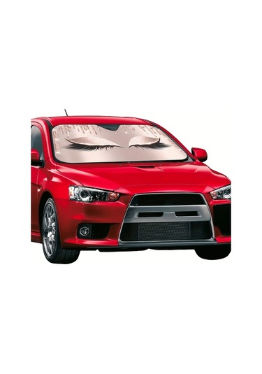 Topshop1 Göz Kırpan Tasarım Araç Güneşliği - Uv Koruma Katlanır Hızlı Soğutma