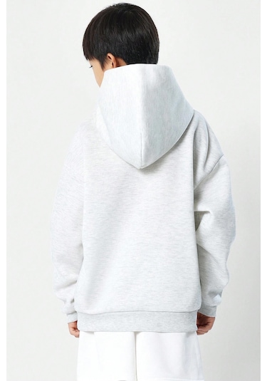 The Sunshine Baskılı Erkek - Kız Çocuk Rahat Kalıp Sweatshirt Gri