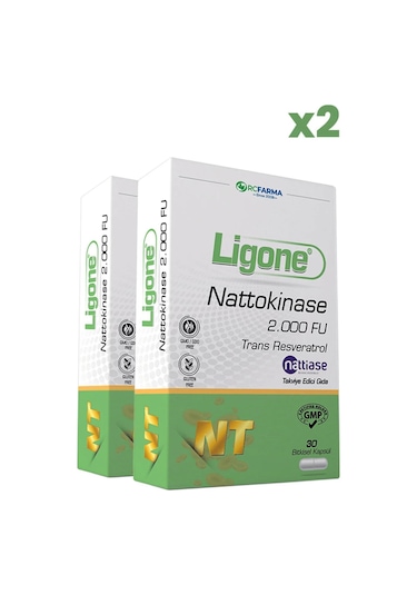 Ligone Nattokinase 30 Bitkisel Kapsül X2 Adet