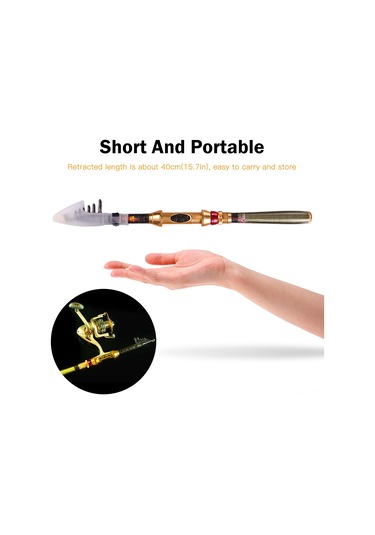 Shineyee 1.8m Karbon+cam Elyaf Halka Olta Kamışı, Ultra Hafif, Gıcırdatmaz, Sualtı, Göl, Nehir İçin, Sıkışır Birim