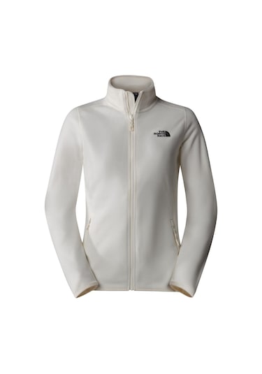 The North Face W 100 Glacıer Fz Kadın Tam Fermuar Polar Nf0a855o4hp1 Beyaz
