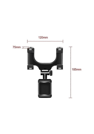 360 Dönen Araba Dikiz Aynası Tutucu Montaj Standı Aksesuarları Cep Telefonu İçin, 2024