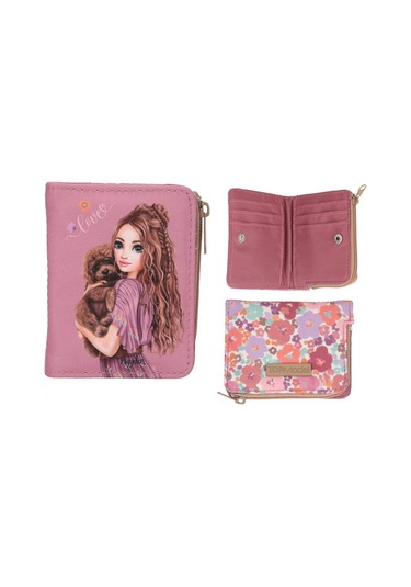 Top Model Cüzdan Çiçek Desenli