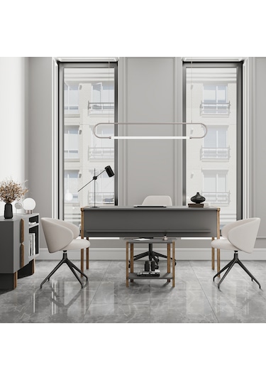 Lagomood Zenith Ofis Takımı Antrasit Ceviz