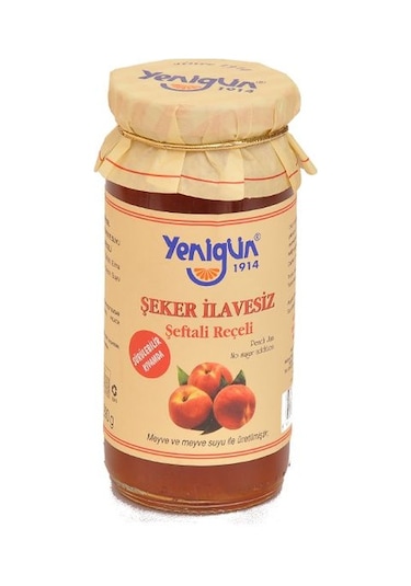 Yenigün Şeker İlavesiz Şeftali Reçeli 290 G