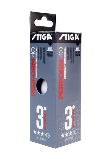 Stiga Perform Masa Tenisi Maç Topu Beyaz 1113-2110-03