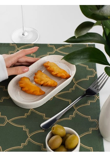 Magistro Urban Porselen Servis Tabağı 18x10 Cm 102240277 Beyaz