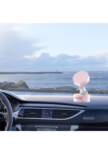 Suntek Jenerik Araba Telefon Tutucu Güçlü Vakum Emme Pembe