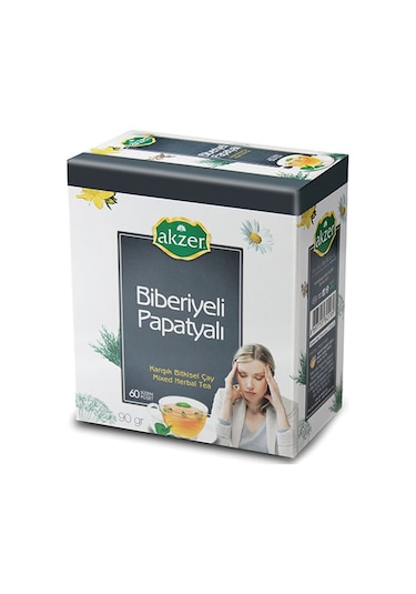 Akzer Biberiyeli Papatyalı Çay 60'lı